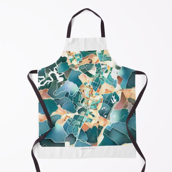 Item preview, Austin Texas City Map - Lush Green designed and sold by StylishStacks.