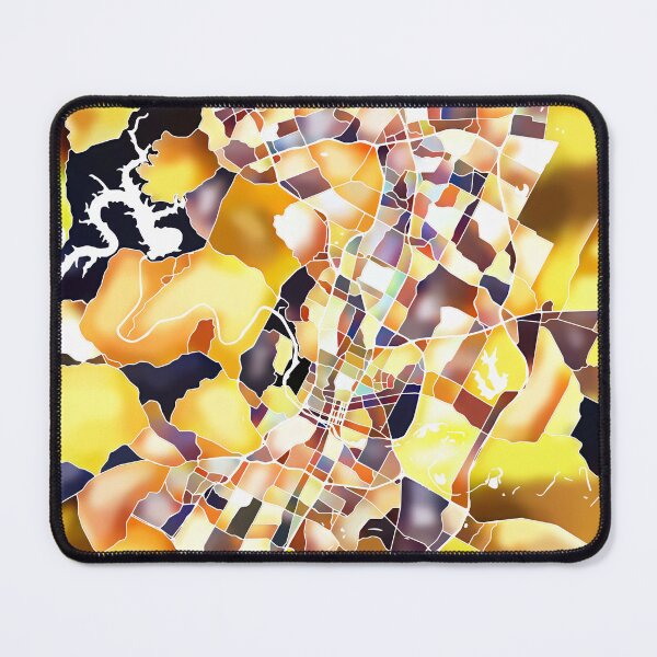 Item preview, Austin Texas City Map - Golden Yellow designed and sold by StylishStacks.