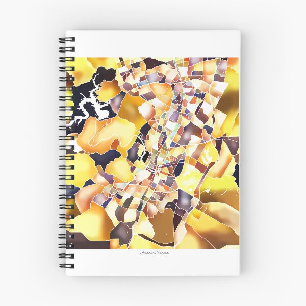 Item preview, Austin Texas City Map - Golden Yellow designed and sold by StylishStacks.