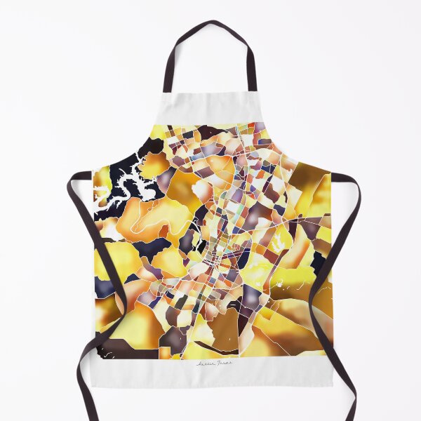 Item preview, Austin Texas City Map - Golden Yellow designed and sold by StylishStacks.