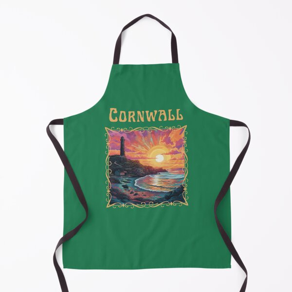 Item preview, Cornish Psychedelic Coastal Scene designed and sold by diddlysquid.
