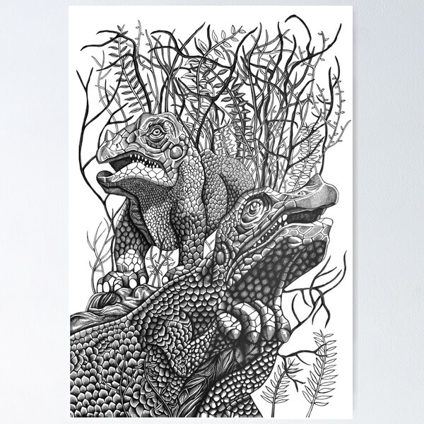 Item preview, Crystal Palace Dinosaurs designed and sold by AnnieHines.