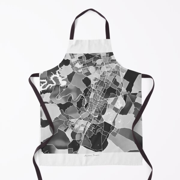 Item preview, Austin Texas City Map - Black and White designed and sold by StylishStacks.