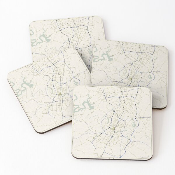 Item preview, Austin Texas City Map - Hand-Drawn designed and sold by StylishStacks.