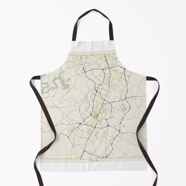 Item preview, Austin Texas City Map - Hand-Drawn designed and sold by StylishStacks.