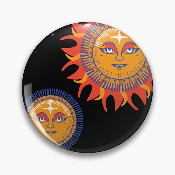 Item preview, Moon and sun pattern designed and sold by HarridanCreates.