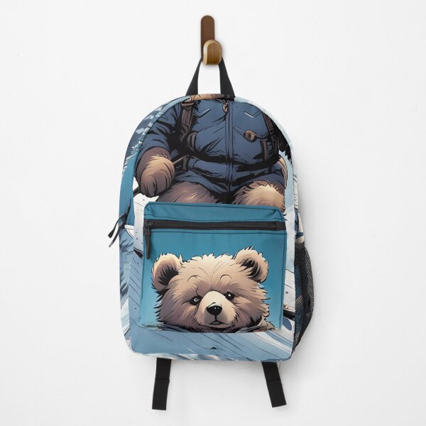 Item preview, Teddy skiing down a hill in the snow designed and sold by Colin Bentham.