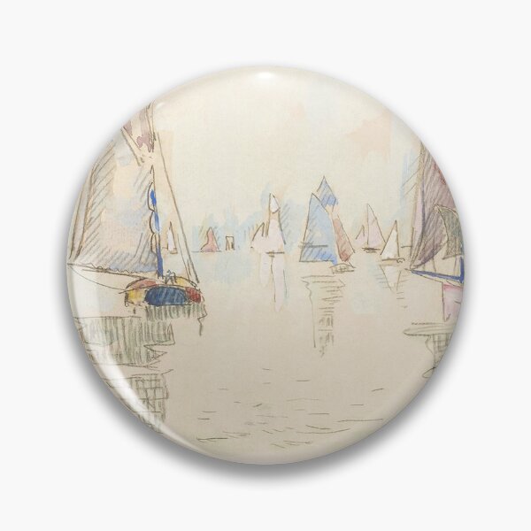 Item preview, HD. Study of sailing boats, by Paul Signac  designed and sold by MINDTHECHERRY.