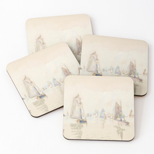 Item preview, HD. Study of sailing boats, by Paul Signac  designed and sold by MINDTHECHERRY.
