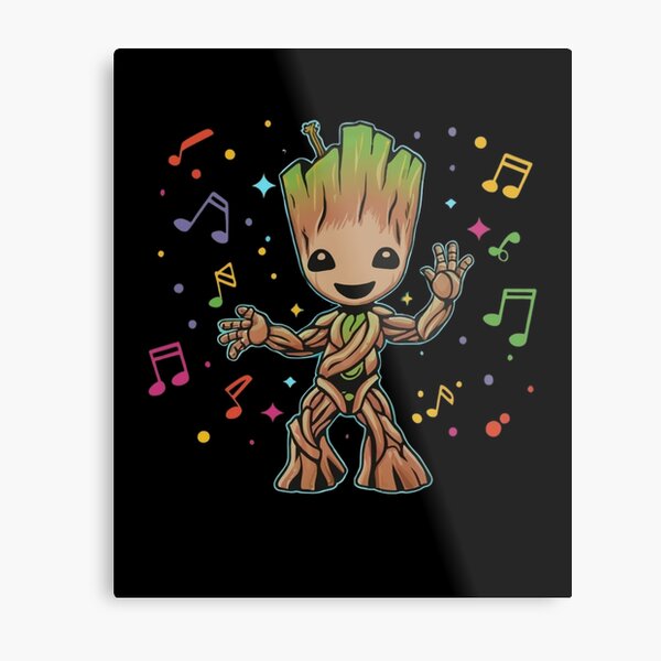 Disney Guardians Of The Galaxy Baby Groot Funny Poster And Print