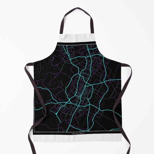 Item preview, Austin Texas City Map - Neon Fantasy designed and sold by StylishStacks.