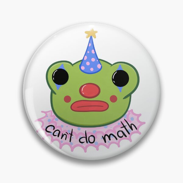 Artikelvorschau, Clown frog that can't do math entworfen und verkauft von hellenjellen.