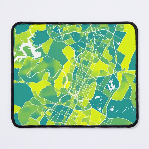 Item preview, Austin Texas City Map - Green-Yellow Duotone designed and sold by StylishStacks.