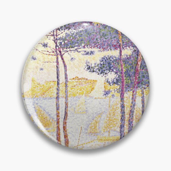 Item preview, HD. Pine trees and sailing boats, by Paul Signac  designed and sold by MINDTHECHERRY.