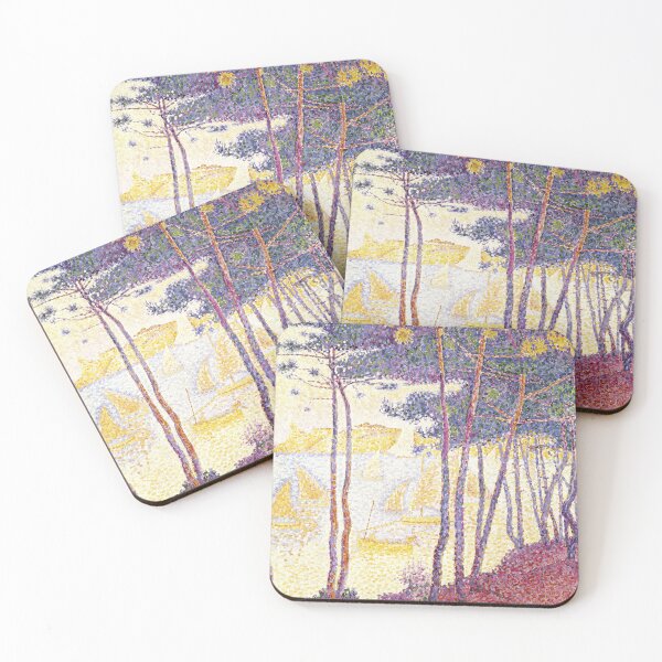 Item preview, HD. Pine trees and sailing boats, by Paul Signac  designed and sold by MINDTHECHERRY.