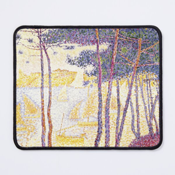 Item preview, HD. Pine trees and sailing boats, by Paul Signac  designed and sold by MINDTHECHERRY.
