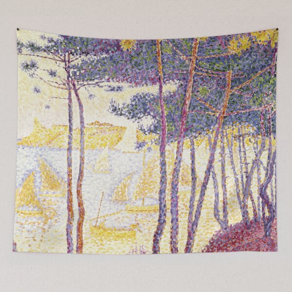 Item preview, HD. Pine trees and sailing boats, by Paul Signac  designed and sold by MINDTHECHERRY.