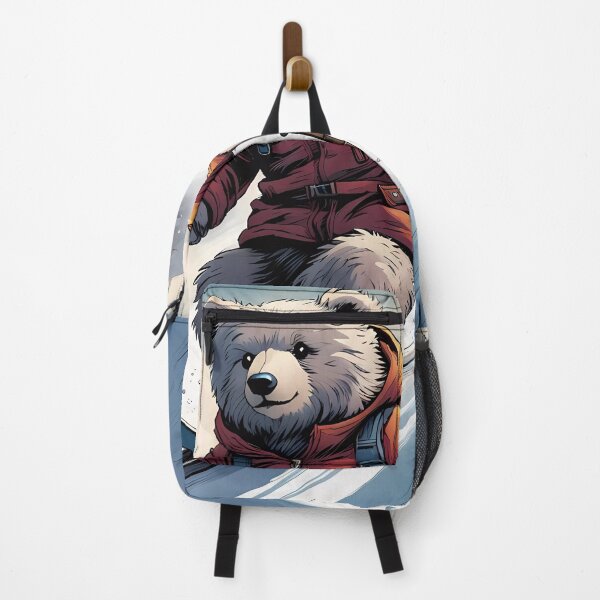 Item preview, Teddy skiing down a hill in the snow designed and sold by Colin Bentham.
