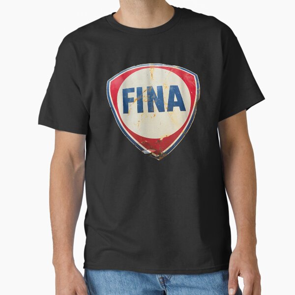 Item preview, Ancient gas station advertising sign from Fina designed and sold by RoyalTarget.