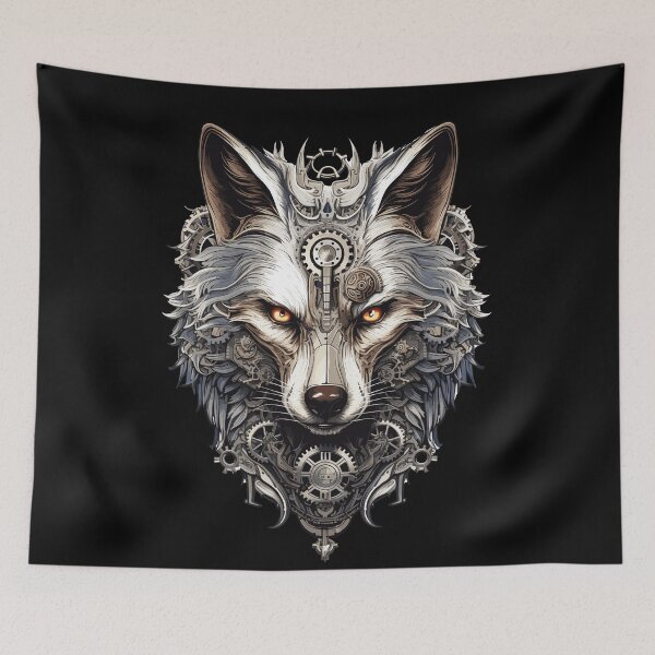 Item preview, Steampunk Wolf portrait designed and sold by EternalDelight1.