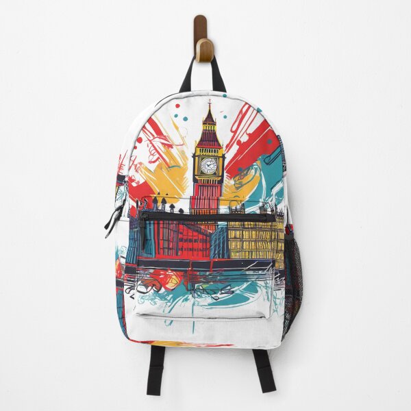 Item preview, The Rhythm of Big Ben: A Messy Abstract Symphony designed and sold by digibreezy.
