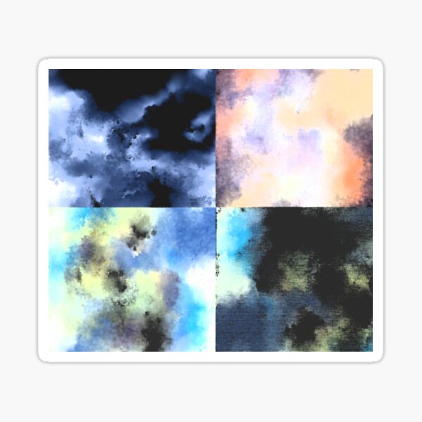 Bluey Textures Sticker