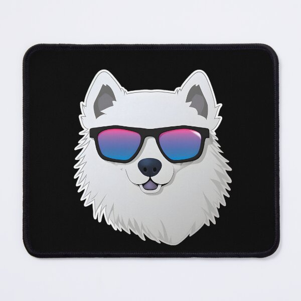 Item preview, Samoyed in Cool Sunglasses designed and sold by CUTEDOGGIEZ.