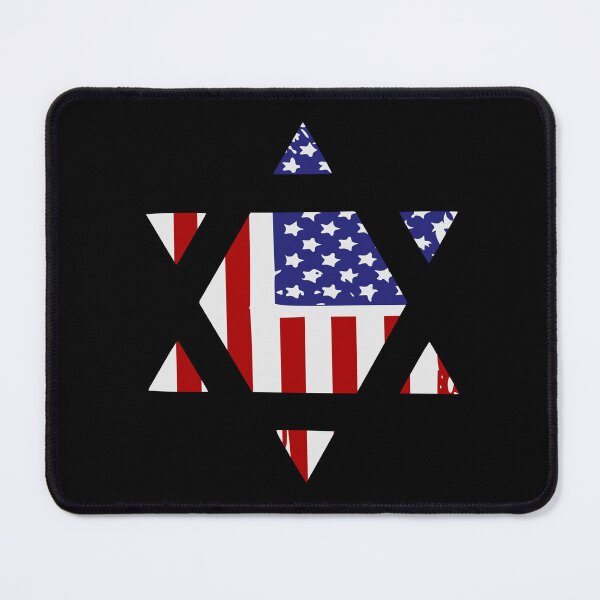 Item preview, Star of David Jews Jewish American flag designed and sold by Colorfulman.