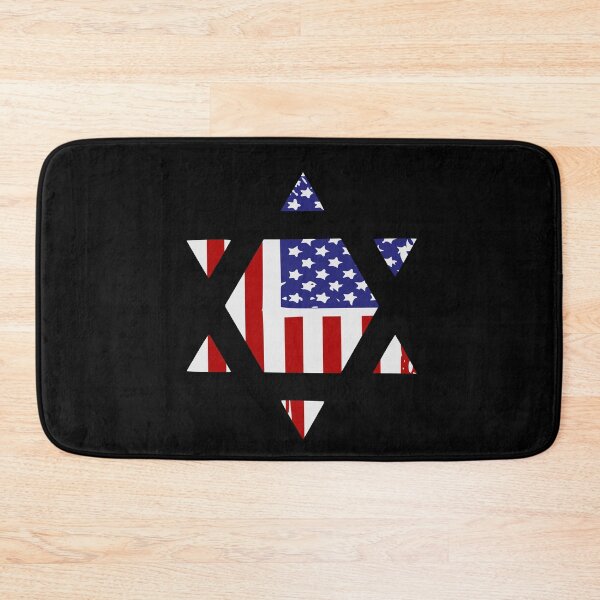 Item preview, Star of David Jews Jewish American flag designed and sold by Colorfulman.
