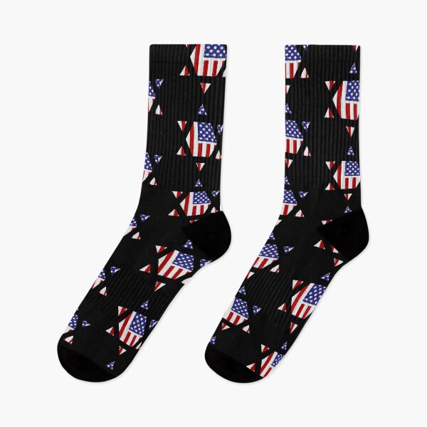 Item preview, Star of David Jews Jewish American flag designed and sold by Colorfulman.