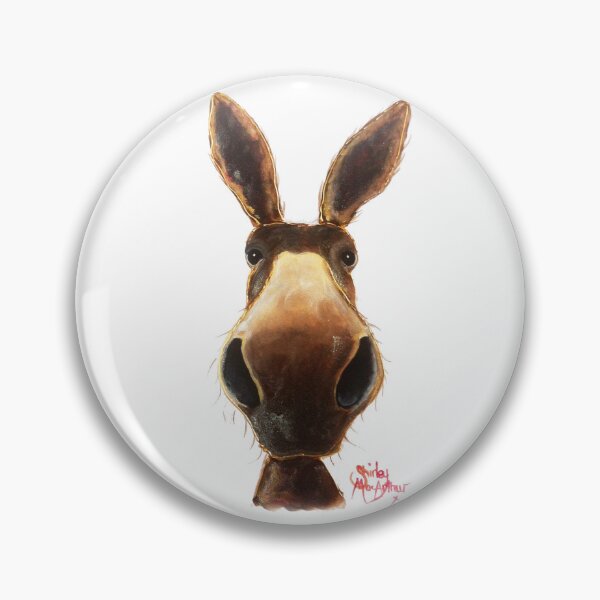 Item preview, Happy Donkey ' TEDDY ' by Shirley MacArthur designed and sold by Shirley MacArthur Art.