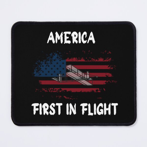 Item preview, America First in Flight Wright brothers patriotic designed and sold by JustCrafted.