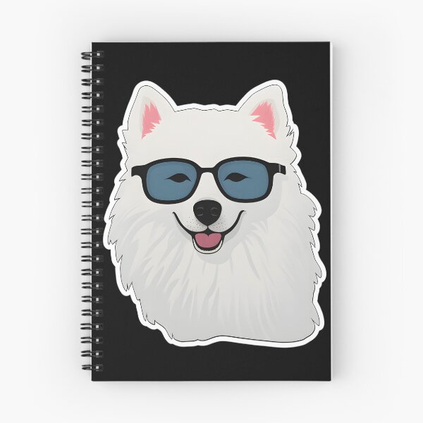 Item preview, Silly Glasses Samoyed designed and sold by CUTEDOGGIEZ.