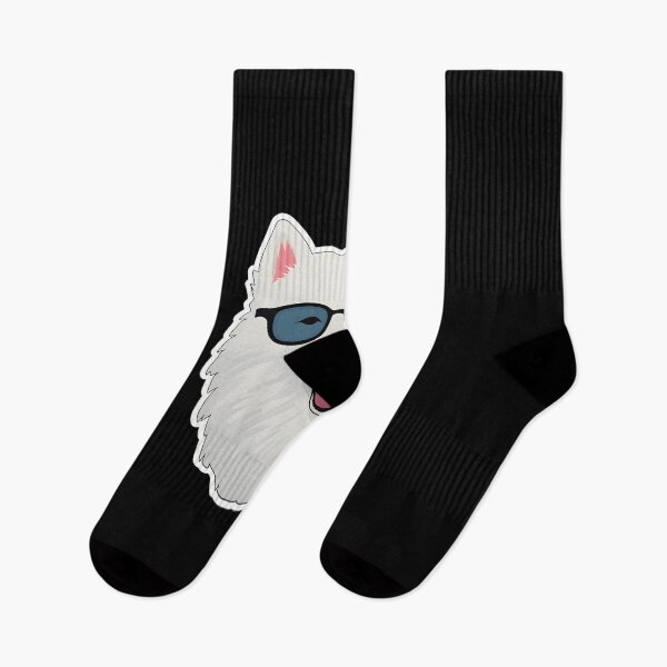 Item preview, Silly Glasses Samoyed designed and sold by CUTEDOGGIEZ.