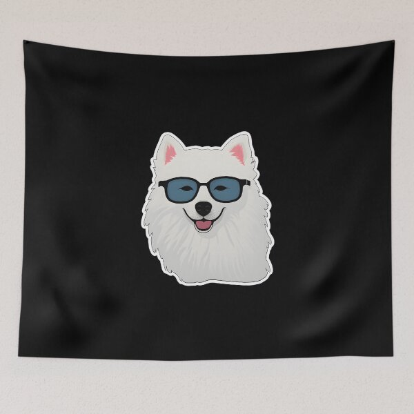 Item preview, Silly Glasses Samoyed designed and sold by CUTEDOGGIEZ.