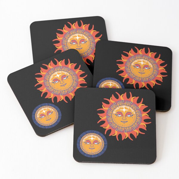 Item preview, Moon and sun pattern designed and sold by HarridanCreates.