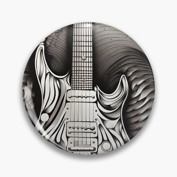 Item preview, Monochrome Rock Guitar designed and sold by Bright-Moonrise.