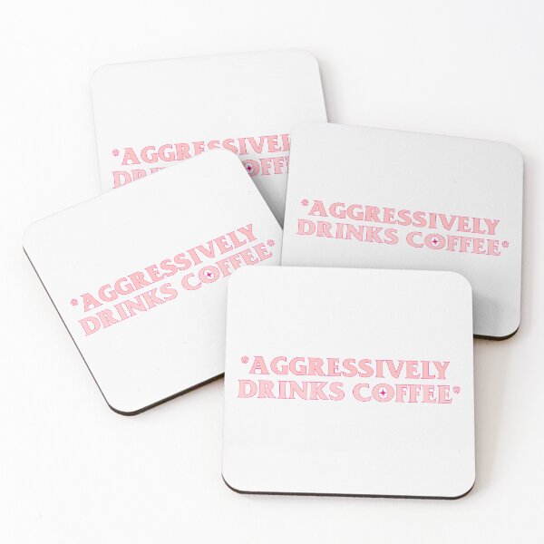 Item preview, Aggressively Drinks Coffee designed and sold by KMIKBAL7.
