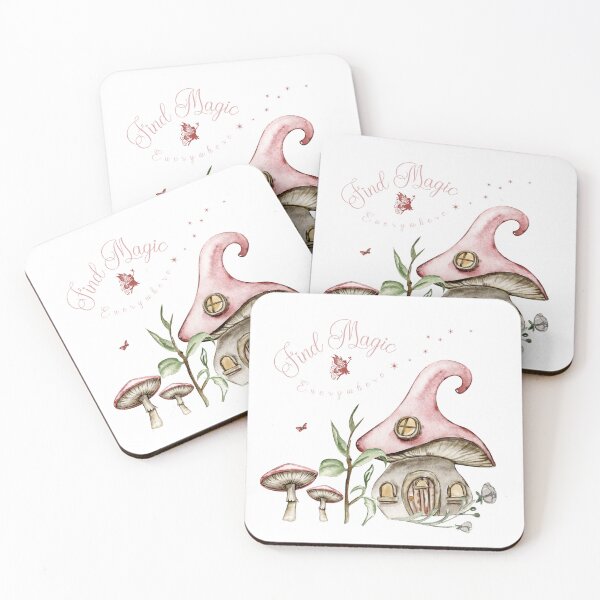 Item preview, Find Magic Everywhere – Mushroom House designed and sold by Flapi Store.