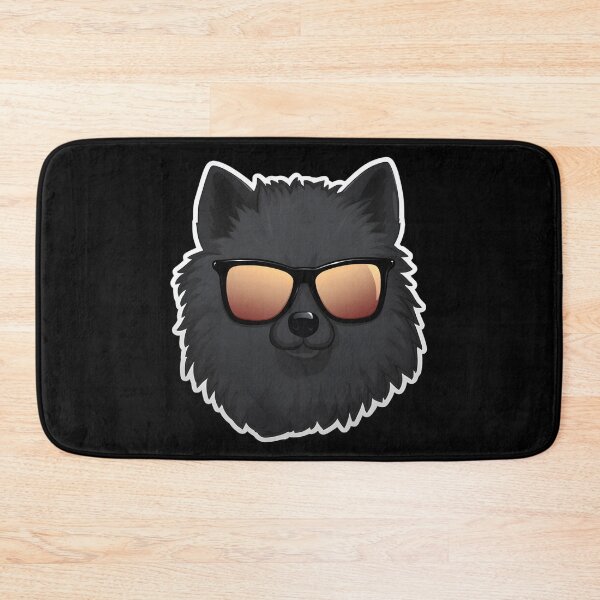 Item preview, Silly Glasses Schipperke designed and sold by CUTEDOGGIEZ.
