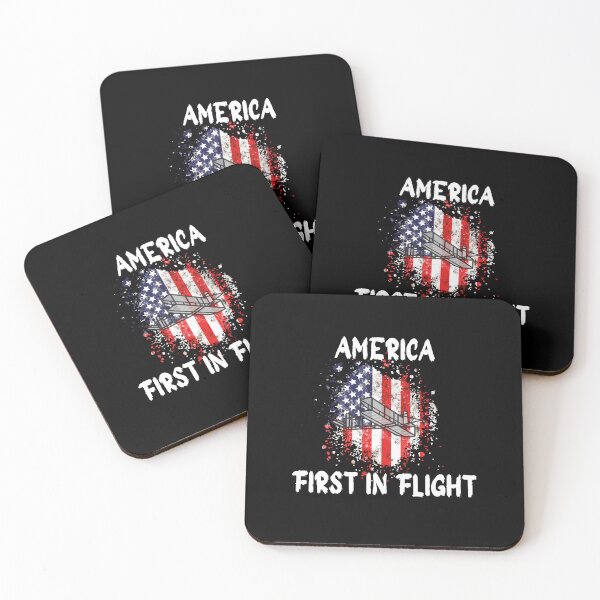 Item preview, America First in Flight Wright brothers patriotic designed and sold by JustCrafted.