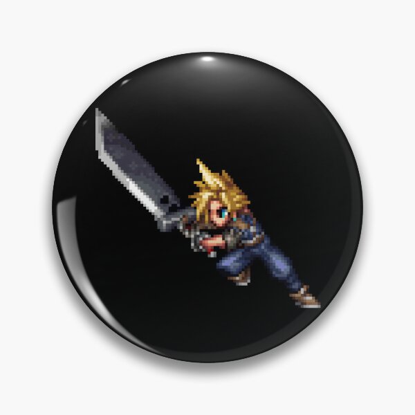 Aperçu de l'œuvre Cloud Strife FF 7 Attaque II FFBE créée et vendue par 3DAZZERS.
