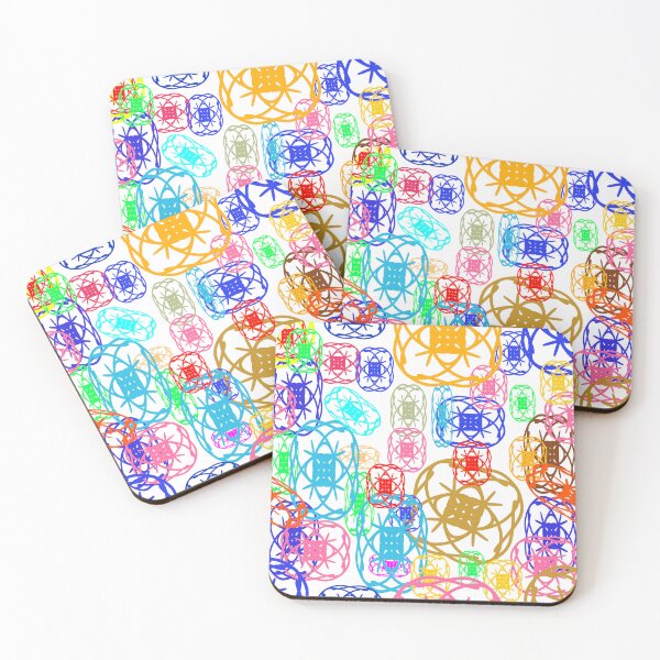 Item preview, Geometric Gemstone Pattern 2 - Bright and Colorful designed and sold by Victoria Rose.