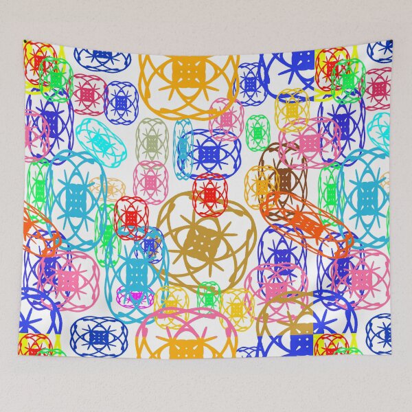 Item preview, Geometric Gemstone Pattern 2 - Bright and Colorful designed and sold by Victoria Rose.