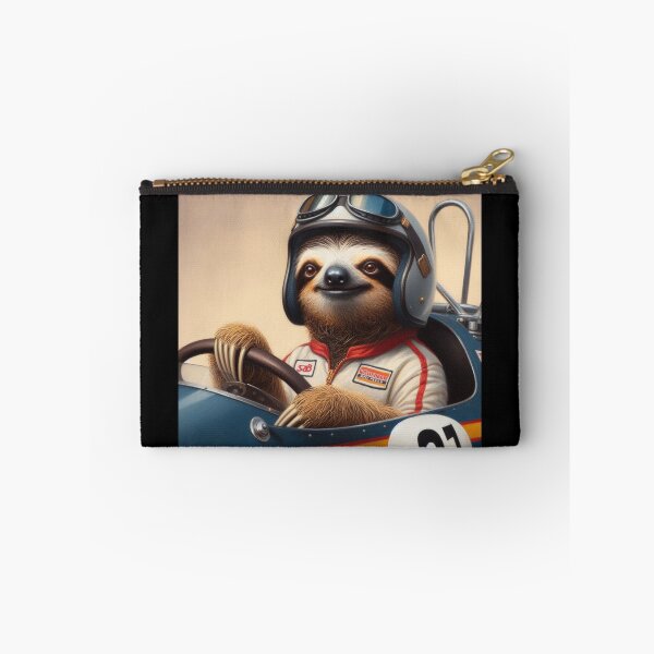 Item preview, Sloth Racecar Driver designed and sold by CrankyOldDude.