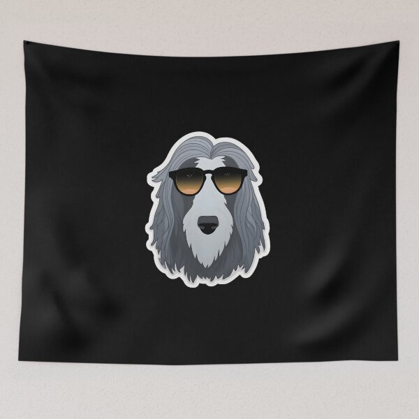 Item preview, Silly Glasses Scottish Deerhound designed and sold by CUTEDOGGIEZ.