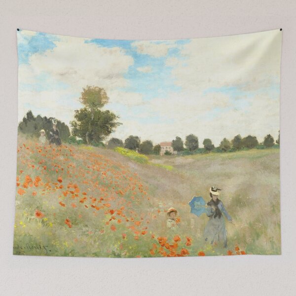 Item preview, HD. Poppy field, by Claude Monet designed and sold by MINDTHECHERRY.
