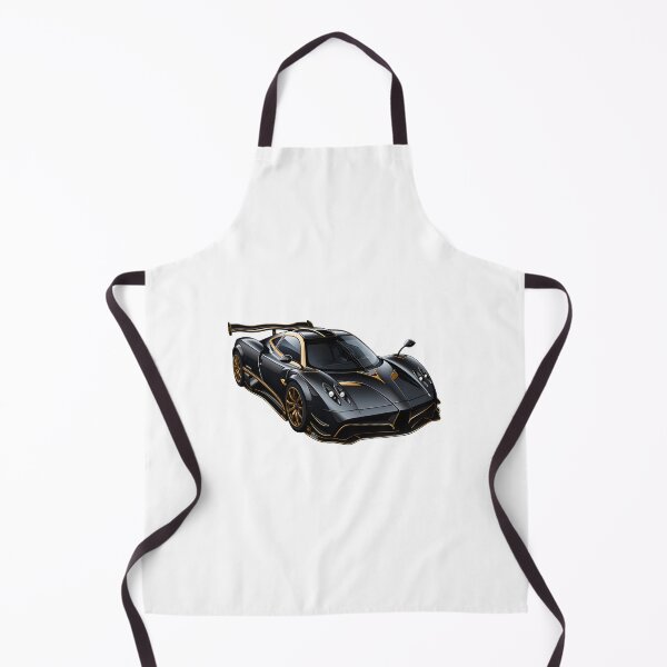 Item preview, Drive in style: Unique Pagani in midnight black and radiant gold! designed and sold by Cr-AI-tive.