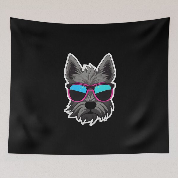 Artikelvorschau, Silly Glasses Scottish Terrier entworfen und verkauft von CUTEDOGGIEZ.