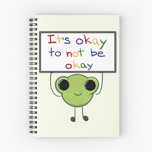 Item preview, Froggy says it's okay to not be okay designed and sold by hellenjellen.